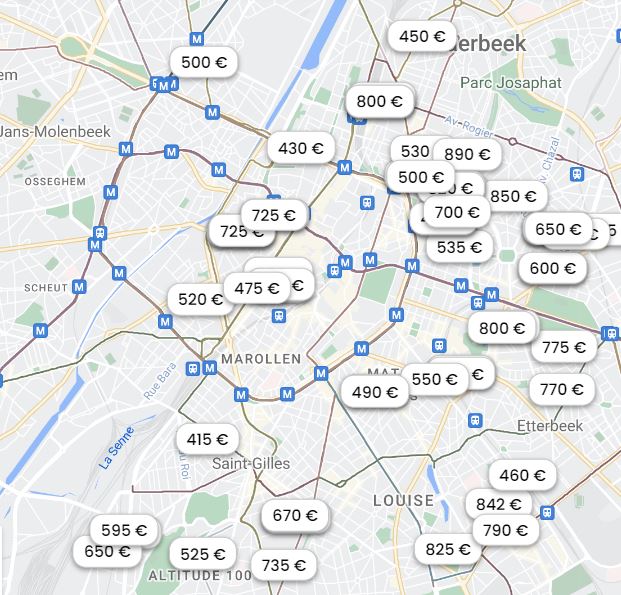 encontrar acomodação para estudantes em Bruxelas